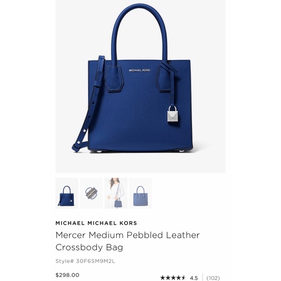 Mercer medium crossbody bag (blue) - Picture 2 of 2